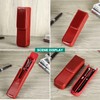 Hiram Leather Pen Case for 2 Pens Vegetable Tanned Leather