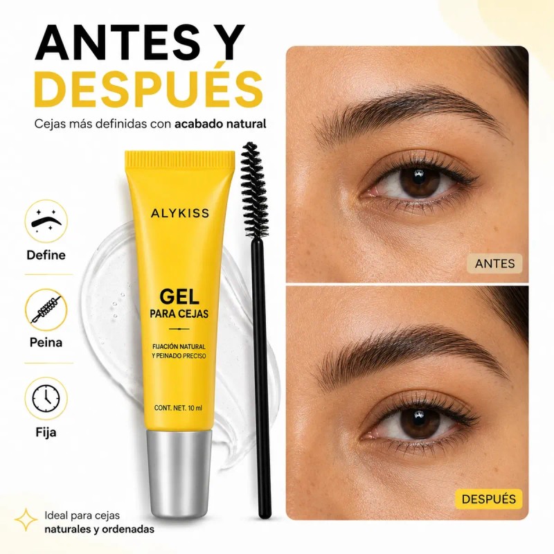 Gel Para Cejas Ceja Guapa Color Transparente Impermeable
