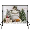 Kate Backdrops Christmas Backdrop White Brick Background Kids Portrait Photo