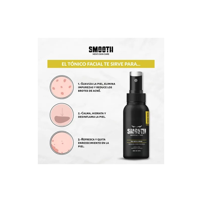 Tónico Facial Ácido Hialurónico 40 Ml Smooth