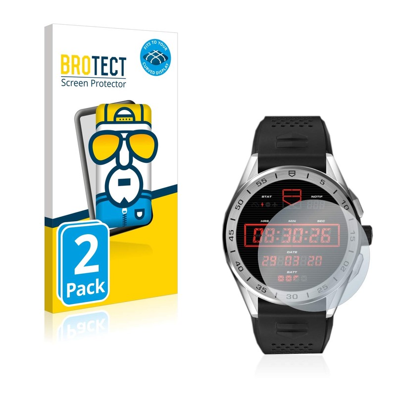 brotect 3D Curved Screen Protector compatible with TAG Heuer Connected