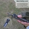 Multitool with Pocket Knife, 25-in-1 Stainless Steel Pliers and Screwdriver,