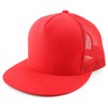 Trendy Apparel Shop - Gorra plana de malla con 5