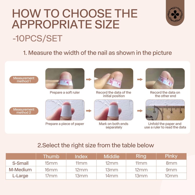 Ricefod Press on Nails Handmade Reusable Fake Nails with Cartoon