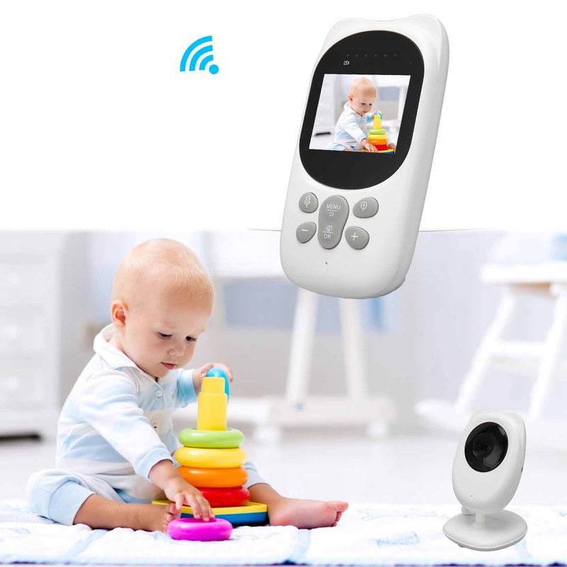 2.4in Video Baby Monitor 2 Way Intercom Auto Night Vision