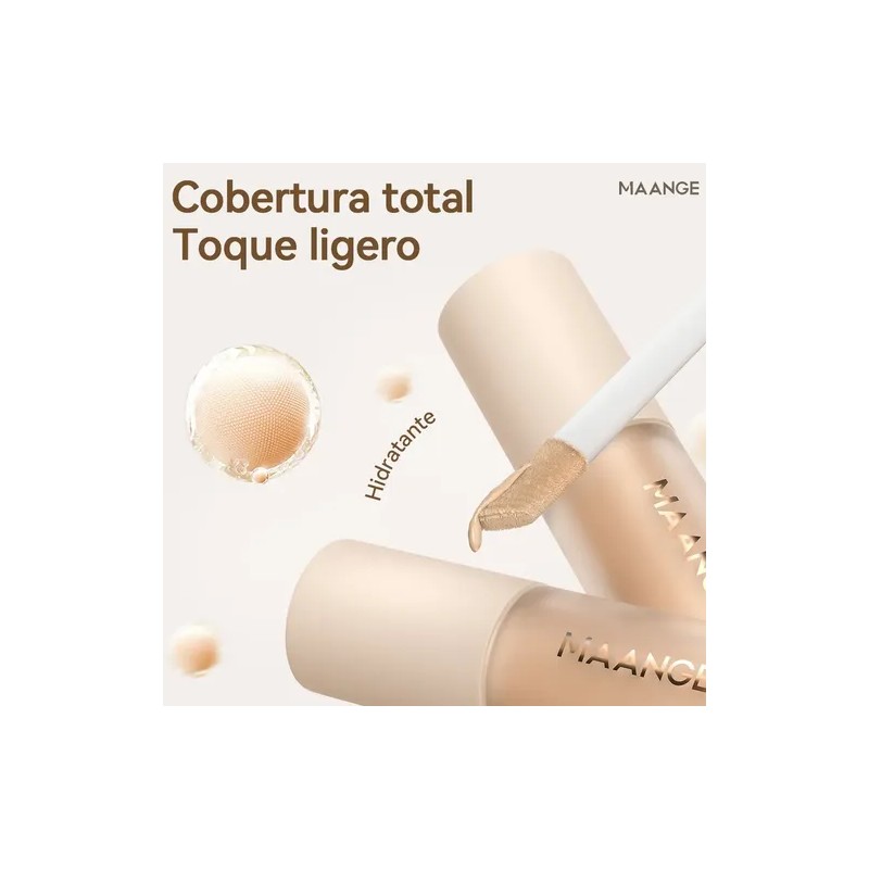 Corrector Líquido De Maquillaje, 3 Opciones De Tonos, 6ml
