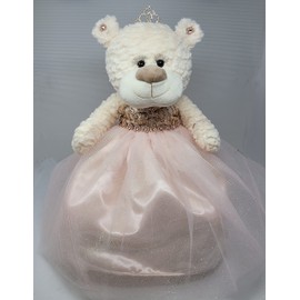 Kinnex Collections by Amanda 16 inches Quince Anos Quinceanera Last Doll Teddy Bear with Dress (Centerpiece) ~Blush~ ARC16831-29