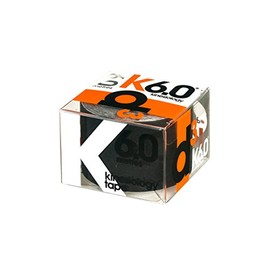 D3 K6.0 Kinesiology Tape (Black, 1 Roll)