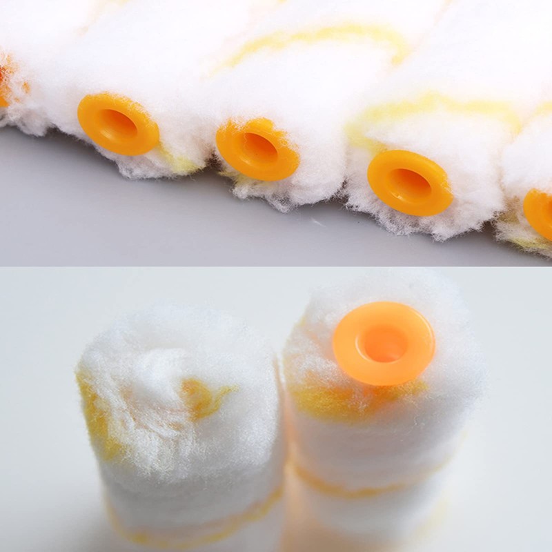 100 Pieces 4 Inch Paint Roller Covers Small Roller Nap