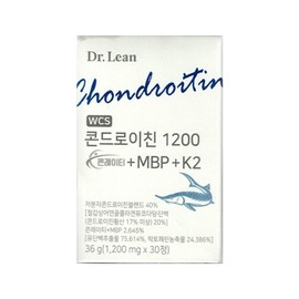 Dr.Lin Chondroitin 1200 Conrity MBP K2 1200mg x 30 tablets / 닥터린 콘드로이친 1200 콘레이티 MBP K2 1200mg x 30정