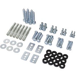 RICOO TV Screw Kit Fischer Plug Wall Bracket SPZ0200-F Monitor Mount Screws Set VESA Compliant Holes Hold Unit Universal LED Curved QLED QE LCD OLED SUHD UHD Television Holder 32" - 60" Inch