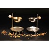 NKlaus 15866 Tea Light Incense Burner Gold Flower of Life