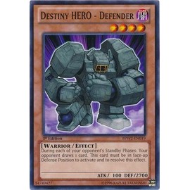 YU-GI-OH! - Destiny Hero - Defender (BPW2-EN019) - Battle Pack 2: War of The Giants - Round 2-1st Edition - Common