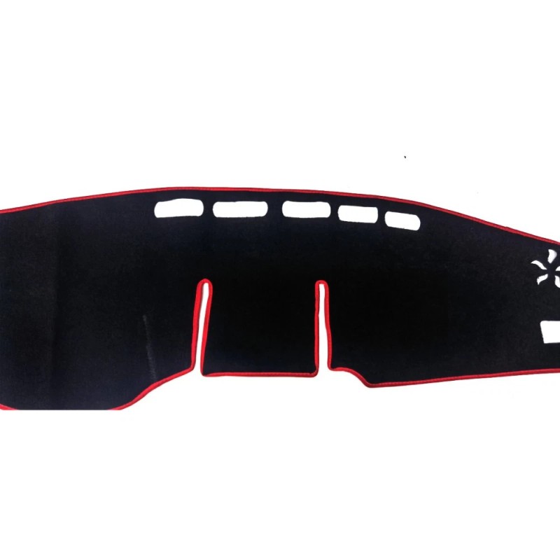 ZTT For 2018-2025 Toyota RAV4 Non-Slip Red Poly Carpet Dash