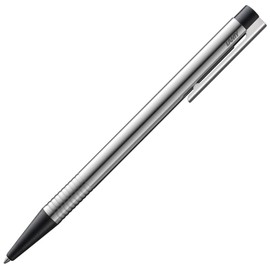Lamy logo matt black - Ballpoint Pen in an elegant & robust stainless steel case - line width M - including large capacity refill M 16 in black