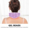 Gel Beads Ice Pack Ice Bag for Neck Adjustable Strap