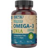 DEVA Vegan Vitamins Vegan DHA (Algae) 200mg Vegan Softgels, 90-Count