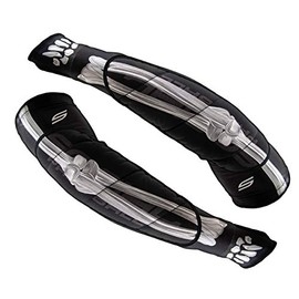 Social Paintball SMPL Arm & Elbow Pads Protection, Skeleton Bones (X-Small/Small)