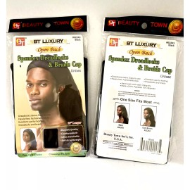 Beauty Town Super Long and Stretchy Spandex Open Cap-Tube for Dreadlocks and Braids - Unisex