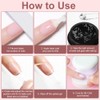 Solid Builder Gel, 10g Fester Builder Gel für Nagelverlängerung, Multifunktionell