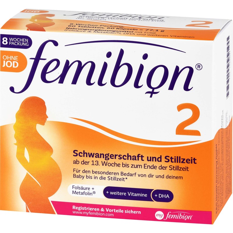 Femibion 2 Pregnancy + Breastfeeding without Iodine Tab. 2 x