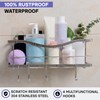 KINCMAX Premium Shower Caddy - Self Adhesive Shower Organizer with