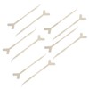 Healeved 30pcs Y-shaped Lash Brush Tool for Eyelash Perming and