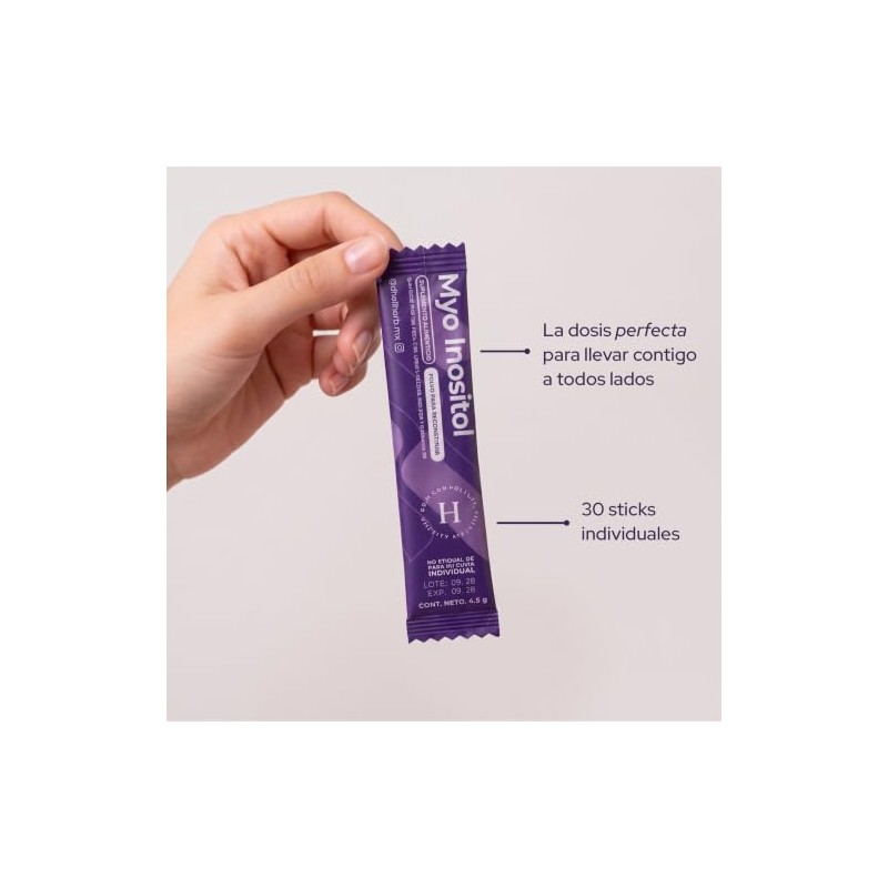 Holiherb - Myo Inositol (4g) + Metil Folato en Polvo|