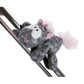 NICI 47649 Unicorn Magnetic Animal Unicorn Diamond Dust 12 cm MagNICI, Grey