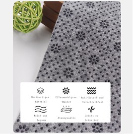 Huimai 180 x 120 cm Tufting Cloth Non-Slip Carpet Underlay, 2 mm Thickened Non-Slip Mat for Carpets, Easy to Cut and Trim for Carpet Tufting Gun