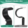 Creatyi Adjustable Curtain Rod Brackets - Heavy Duty 1 Inch