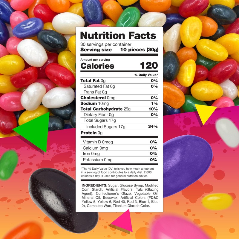 Jelly Beans Candy | 2 Pound Bag | Assorted Flavors