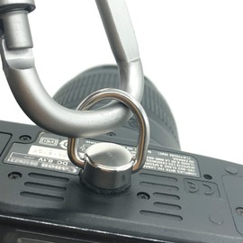 4Pack Stainless Steel Camera D Ring Screw Carabiner Clip 1/4"-20 Camera Mount Screw for DSLR Quick Release Wrist Strap Tripod Mount Attachment