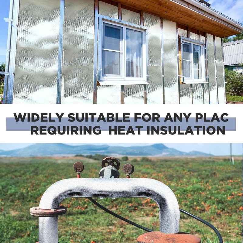 USEP Radiant Barrier Reflective White/Silver Vapor Barrier Insulation Solid Non