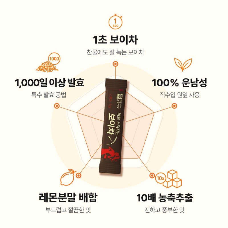 악마다이어트 바로 느껴지는 보이차 Instantly Felt Pu-erh Tea