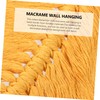 BIUDECO Macrame Wall Art Hand-woven Tapestry Cotton Hanging Decoration Nordic
