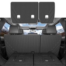 xipoqix 7 Seats Cargo Mat Compatible with 2016-2025 Dodge Durango Cargo Liner Trunk Mat 2nd Row Backrest Trunk Liner Replacement for 2016-2025 Dodge Durango Accessories