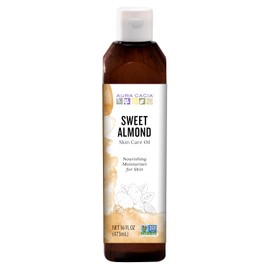 Aura Cacia - Pure Sweet Almond Oil | Non-GMO Project Verified | 16 fl. oz.