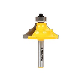 YONICO Router Bits Edge Forming Double Roundover 1/2-Inch 1/4-Inch Shank 13130q