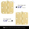 AmzGod Door Hinges Satin Brass - 30 Pack Gold Door