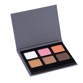 Chacott Multi Color Variation 6 Color Palette/Eyebrow Highlight Nose Shadow, Eyehole Shading Blush