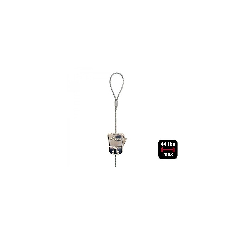 4 Pack each STAS Moulding Hooks + Steel Cables with