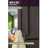 4smile Budget Door Hooks Set of 10 Black 17-23 mm