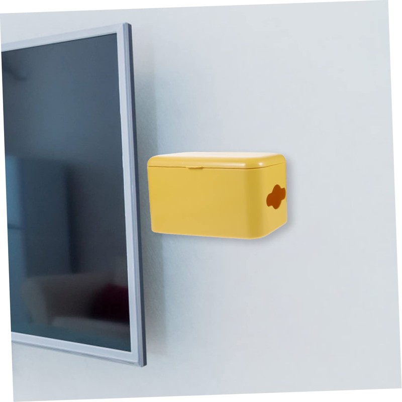 SHINEOFI Multi-Functional Wall-Mounted Storage Box 1pc Cable Management Box Cable