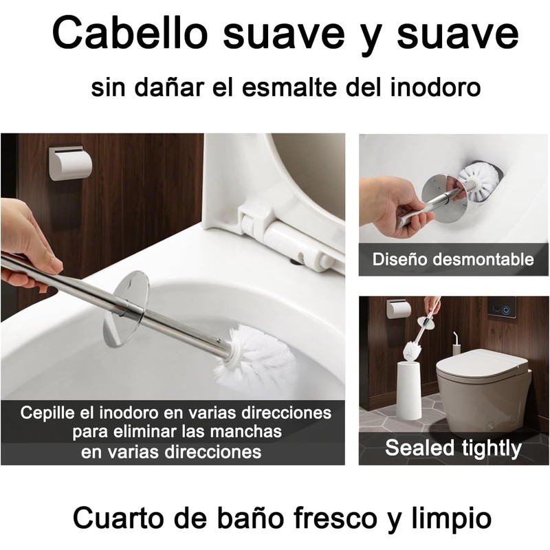 Cepillo de inodoro CHENGBAO 032 – Set de 2 piezas