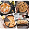Quiche Pan,Tart Pan,28cm Flan Tins with Loose Base,Fluted Tart Tin,Flan