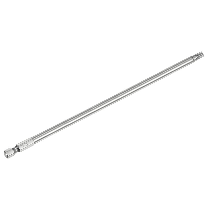 sourcing map 1pcs T30 Security Torx Bit 1/4" Hex Shank