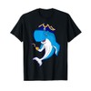 Cartoon Pirate Whale Character For Kids T-Shirt