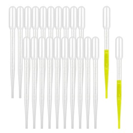 moveland 50 PCS 3 ml Pipettes Plastic Transfer Pipettes Eye Dropper, Essential Oils Pipettes Dropper Makeup Tool by moveland
