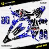 Factory EFX Wh Blue Savage Racing Camo Graphics kit fits